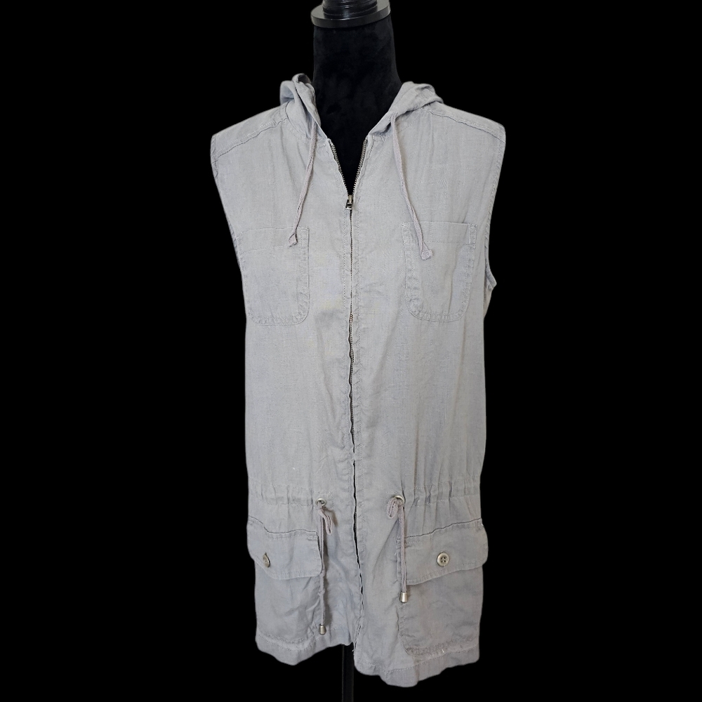 Kenar Linen Vest~ Medium